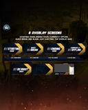 Non Animated Stream Overlay Package - Turbo Lane