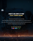 Non Animated Stream Overlay Package - Turbo Lane
