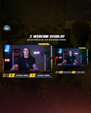 Non Animated Stream Overlay Package - Turbo Lane