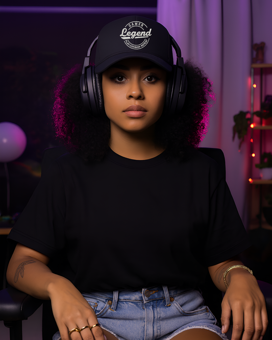 Gamer Legend SnapBack - Play. Conquer. Repeat.