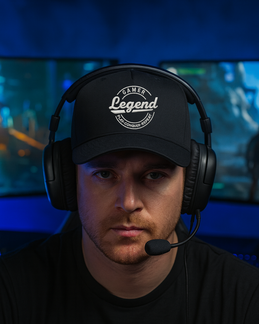 Gamer Legend SnapBack - Play. Conquer. Repeat.