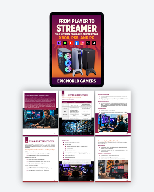 From Player to Streamer: Your Ultimate Beginner’s Blueprint for Xbox, PS5, and PC