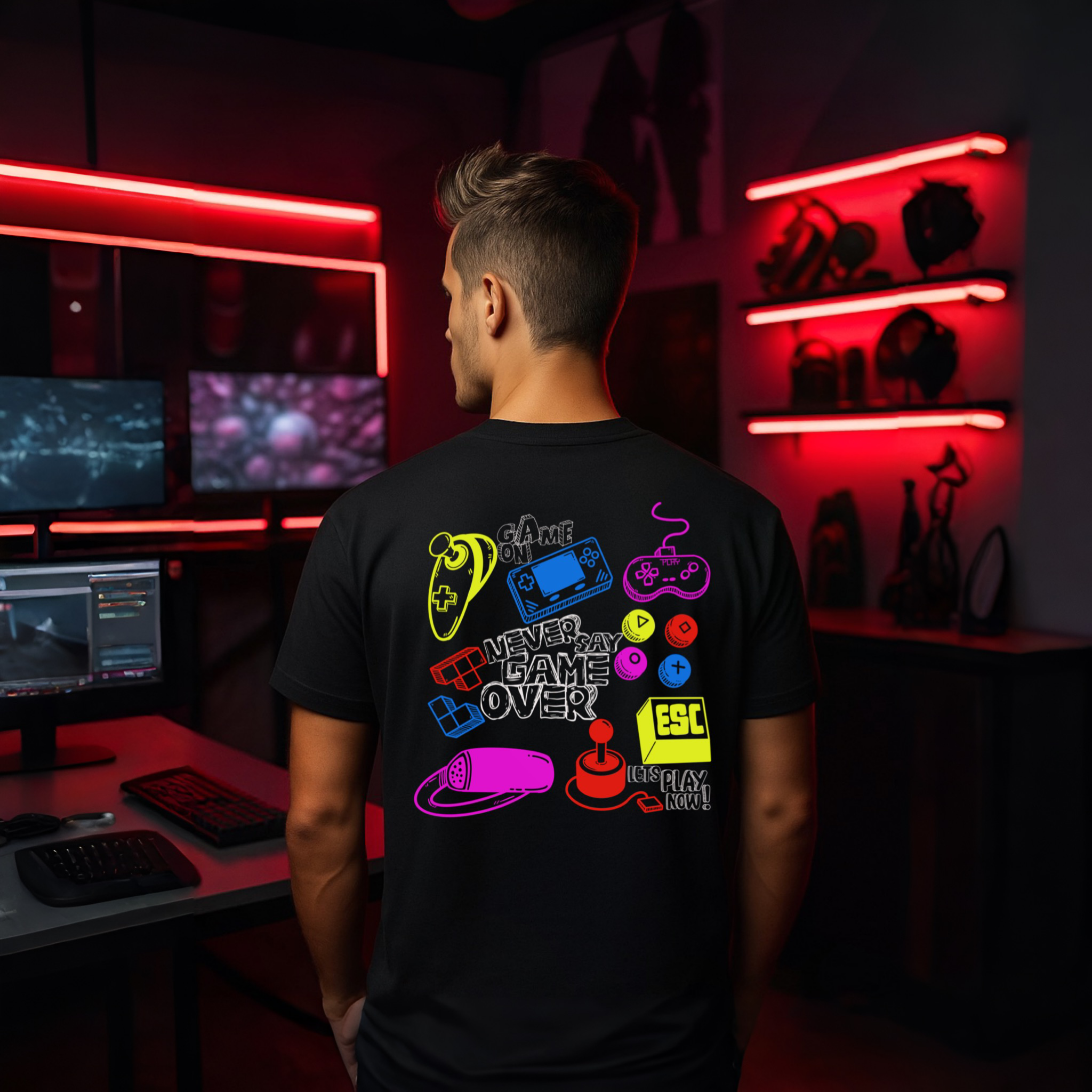 Never Say Game Over Tee Graphic Edition