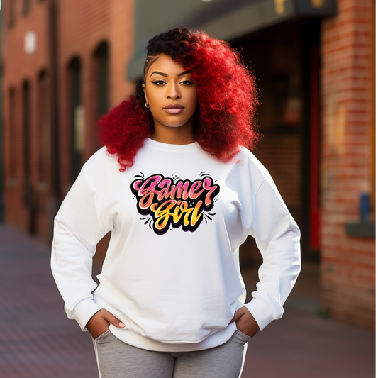 Gamer Girl Crew Neck Sweater