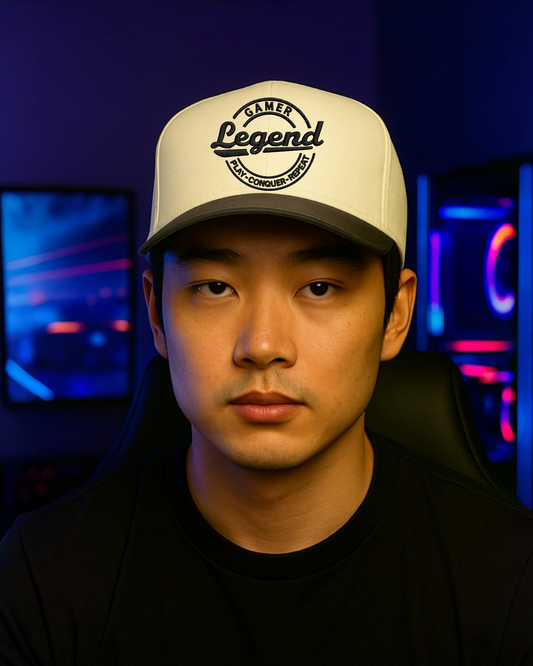 Gamer Legend SnapBack - Play. Conquer. Repeat.